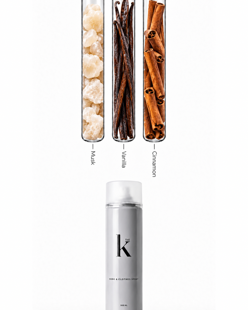 Home Spray Gray notes: Musk, Vanilla, Cinnamon